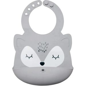 Bavoir en Silicone Fox Gris - Bavoirs pour Bébé - Publicité Bavoir en Silicone Fox Gris - Bavoirs pour Bébé - Publicité