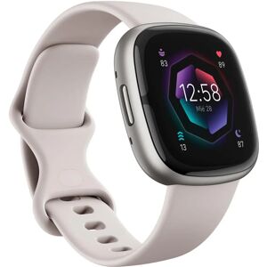 Fitbit Sense 2 - Lunar White/Platinum Aluminium Fitbit Sense 2 - Lunar White/Platinum Aluminium