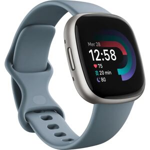 Fitbit Versa 4 - Waterfall Blue/Platinum Aluminium Fitbit Versa 4 - Waterfall Blue/Platinum Aluminium