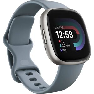 Fitbit Versa 4 - Wasserfall Blau/Platin Aluminium Fitbit Versa 4 - Wasserfall Blau/Platin Aluminium