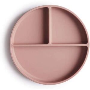 Prato de Silicone Mushie Rosa com Ventosa - Refeição de Bebê Prato de Silicone Mushie Rosa com Ventosa - Refeição de Bebê