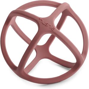 Mushie Boule Tétine en Bois - Jouet en Silicone pour Bébé Mushie Boule Tétine en Bois - Jouet en Silicone pour Bébé
