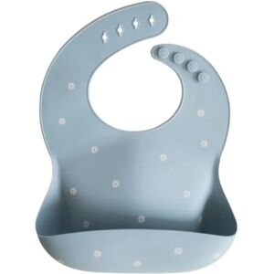 Babador de Silicone Mushie - Branco Margarida Babador de Silicone Mushie - Branco Margarida