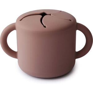 Copo de Lanche para Bebês Mushie - Silicone Nublado Mauve - 12M+ Copo de Lanche para Bebês Mushie - Silicone Nublado Mauve - 12M+