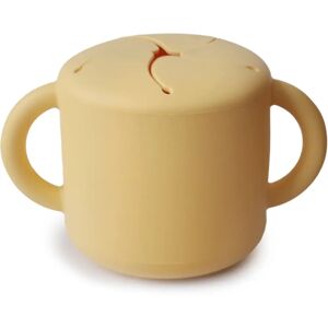 Mushie Baby Snack Cup - Daffodil - Bezpieczny, Trwały, Podróżny Mushie Baby Snack Cup - Daffodil - Bezpieczny, Trwały, Podróżny