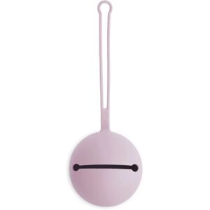 Estojo de silicone Mushie - Lilás suave - Protege a chupeta Estojo de silicone Mushie - Lilás suave - Protege a chupeta