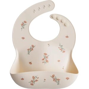 Bavoirs en silicone Mushie à fleurs - Pour bébés et enfants Bavoirs en silicone Mushie à fleurs - Pour bébés et enfants