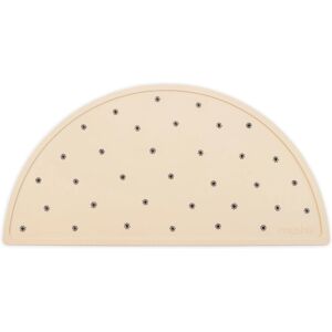 Mushie Set de table Daisy en silicone noir - Sécurité alimentaire et résistant - Publicité Mushie Set de table Daisy en silicone noir - Sécurité alimentaire et résistant - Publicité