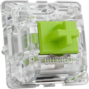 Glorious Raptor Switches - 36 Pack - Clicky, Transparent, Green - Gaming Keyboard Glorious Raptor Switches - 36 Pack - Clicky, Transparent, Green - Gaming Keyboard