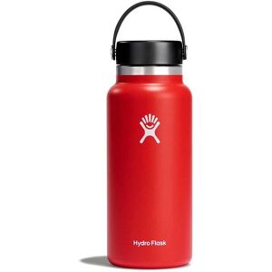 Hydro Flask Red Wide Mouth Bottle - 32 oz - Unisex Water Bottle Hydro Flask Red Wide Mouth Bottle - 32 oz - Unisex Water Bottle