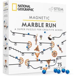 National Geographic - Magnetic Marble Run - 75-Piece - Toy Set National Geographic - Magnetic Marble Run - 75-Piece - Toy Set