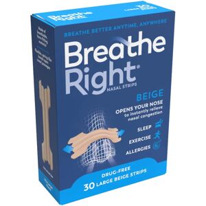 Breathe Right Large Nasal Strips - Nasal Relief Breathe Right Large Nasal Strips - Nasal Relief