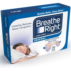 Breathe Right Small/Medium Nasal Strips - Sleep & Congestion Relief Breathe Right Small/Medium Nasal Strips - Sleep & Congestion Relief