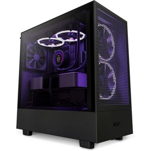 NZXT H5 Flow RGB Compact ATX Mid-Tower PC Gaming Case - High Airflow - F360 RGB Included NZXT H5 Flow RGB Compact ATX Mid-Tower PC Gaming Case - High Airflow - F360 RGB Included