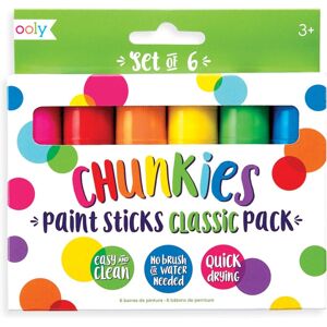 Ooly Chunkies Crayons de Peinture Lot de 6 - Couleurs de l'Arc-en-Ciel - Fournitures d'Art - Publicité Ooly Chunkies Crayons de Peinture Lot de 6 - Couleurs de l'Arc-en-Ciel - Fournitures d'Art - Publicité