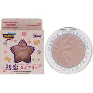 Rude Cosmetics Manga Collection Twinkle Twinkle Highlighter - Sawa-Chan's Heart - Publicité Rude Cosmetics Manga Collection Twinkle Twinkle Highlighter - Sawa-Chan's Heart - Publicité