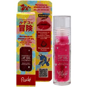 Rude Cosmetics Manga Collection Watermelon Lip Oil - Lip Oil - Publicité Rude Cosmetics Manga Collection Watermelon Lip Oil - Lip Oil - Publicité