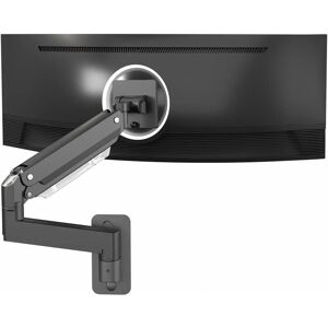 VIVO Premium Aluminum Heavy Duty - 49in ultrawide - 44 lbs - Single Wall Mount Monitor Arm VIVO Premium Aluminum Heavy Duty - 49in ultrawide - 44 lbs - Single Wall Mount Monitor Arm