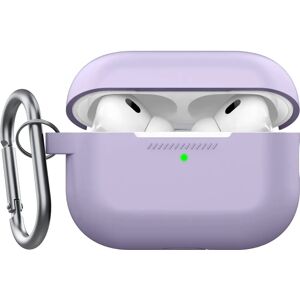 Cubierta de silicona para llavero Keybudz para AirPods Pro 2 - Violeta Cubierta de silicona para llavero Keybudz para AirPods Pro 2 - Violeta