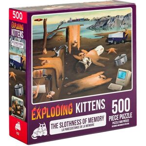 Exploding Kittens PSLOTH-102 Puzzle da 500 pezzi blu - La lentezza della memoria Exploding Kittens PSLOTH-102 Puzzle da 500 pezzi blu - La lentezza della memoria