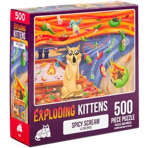 Exploding Kittens - Spicy Scream - 500-Piece - Jigsaw - Puzzle Exploding Kittens - Spicy Scream - 500-Piece - Jigsaw - Puzzle