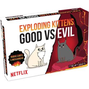 Asmodee Exploding Kittens - Bon contre Mal - Jeu de société - Publicité Asmodee Exploding Kittens - Bon contre Mal - Jeu de société - Publicité