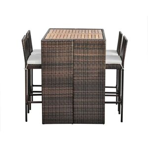 Teamson Home - 5-teiliges Rattan-Gartenmöbelset - Gartentyp Teamson Home - 5-teiliges Rattan-Gartenmöbelset - Gartentyp
