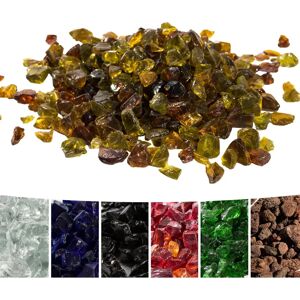 Teamson Home 4 Kg Lava Rocks - Fire Glass - Yellow Teamson Home 4 Kg Lava Rocks - Fire Glass - Yellow