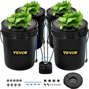 Vevor Wasser Tief Hydroponik System Kit - 20L 4 Eimer Vevor Wasser Tief Hydroponik System Kit - 20L 4 Eimer