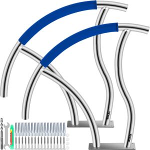 VEVOR Stainless Steel Pool Handrail - 76cm, Durable & Easy to Install VEVOR Stainless Steel Pool Handrail - 76cm, Durable & Easy to Install