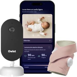 Owlet Rose Baby Monitor System - Dream Duo with Smart Sock & Camera Owlet Rose Baby Monitor System - Dream Duo with Smart Sock & Camera