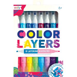 Marqueurs Ooly - Multicolore - 8 pcs - Double face - Fournitures d'art - Publicité Marqueurs Ooly - Multicolore - 8 pcs - Double face - Fournitures d'art - Publicité