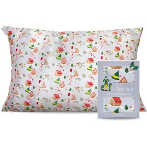 Kitsch elf x kitsch Satin Pillowcase - Periwinkle Christmas Kitsch elf x kitsch Satin Pillowcase - Periwinkle Christmas