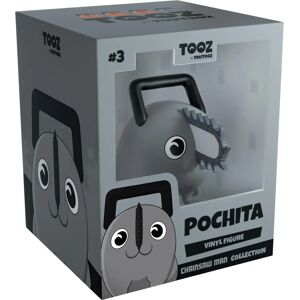 Youtooz Chainsaw Man Vinyl Figur - Black & White - 6cm Youtooz Chainsaw Man Vinyl Figur - Black & White - 6cm