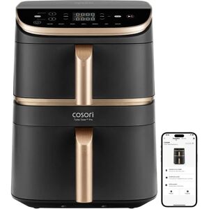 Cosori Turbo Tower Pro Smart Chef Edition Heißluftfritteuse - 10,8L, WLAN, Schwarz Cosori Turbo Tower Pro Smart Chef Edition Heißluftfritteuse - 10,8L, WLAN, Schwarz