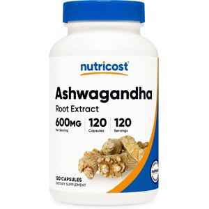 Nutricost Ashwagandha Root Extract - 600mg - 120 Capsules Nutricost Ashwagandha Root Extract - 600mg - 120 Capsules