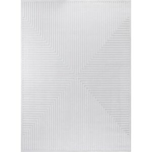 LIVABLISS Clifton White Modern Geometric Jute Carpet - Carpets LIVABLISS Clifton White Modern Geometric Jute Carpet - Carpets