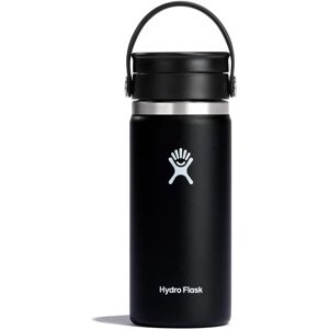 Hydro Flask Black 473ml Insulated Drinks Bottle with Flex Sip Lid Hydro Flask Black 473ml Insulated Drinks Bottle with Flex Sip Lid