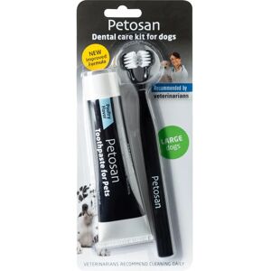 Kit dentaire grand Petosan pour chiens et chats - Publicité Kit dentaire grand Petosan pour chiens et chats - Publicité
