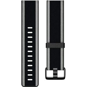 Fitbit Black and Grey Fabric and Silicone Versa Watch Band - Small Fitbit Black and Grey Fabric and Silicone Versa Watch Band - Small