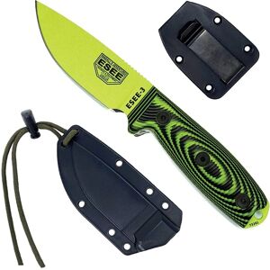 Couteau ESEE Modèle 3 Venom Vert - Couteau de survie - Publicité Couteau ESEE Modèle 3 Venom Vert - Couteau de survie - Publicité