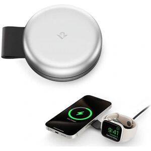 Chargeur sans fil 2-en-1 Twelve South ButterFly - Voyage, Noir, Argent Chargeur sans fil 2-en-1 Twelve South ButterFly - Voyage, Noir, Argent