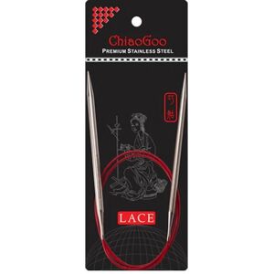 Agujas circulares de acero inoxidable Red Lace ChiaoGoo - 24" Tamaño 7/4.5 mm Agujas circulares de acero inoxidable Red Lace ChiaoGoo - 24" Tamaño 7/4.5 mm