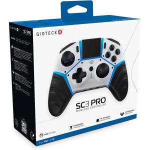Gioteck PS4/PC SC3 Pro Wireless Controller - White Gioteck PS4/PC SC3 Pro Wireless Controller - White