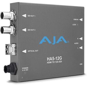 Convertisseur vidéo actif AJA HA5-12G-T - Convertisseur vidéo - Publicité Convertisseur vidéo actif AJA HA5-12G-T - Convertisseur vidéo - Publicité