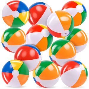 JOYIN Rainbow Beach Balls - multicolore 12-pack - Ballon de plage - Publicité JOYIN Rainbow Beach Balls - multicolore 12-pack - Ballon de plage - Publicité