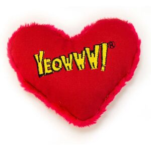 Yeowww! Red Heart Attack Cat Toy - 10cm Yeowww! Red Heart Attack Cat Toy - 10cm
