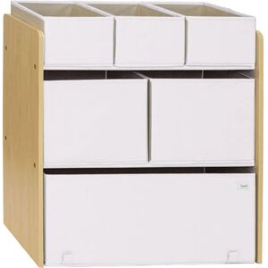 3 Sprouts Úložný box na hračky - Samostatný, Krémový 3 Sprouts Úložný box na hračky - Samostatný, Krémový