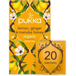 Pukka Herbs Lemon Ginger & Manuka Honey Herbal Tea - Herbal Tea Pukka Herbs Lemon Ginger & Manuka Honey Herbal Tea - Herbal Tea