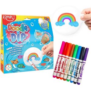 Zimpli Kids Doodle N Dip - Vattenfärgnings- och Tatuageset Zimpli Kids Doodle N Dip - Vattenfärgnings- och Tatuageset